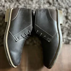 Arizona Jeans Dutton Gray Chukka Boots Arizona Jean Company Mens Size 7 Dutton Chukka Boots, Dark  main image 2